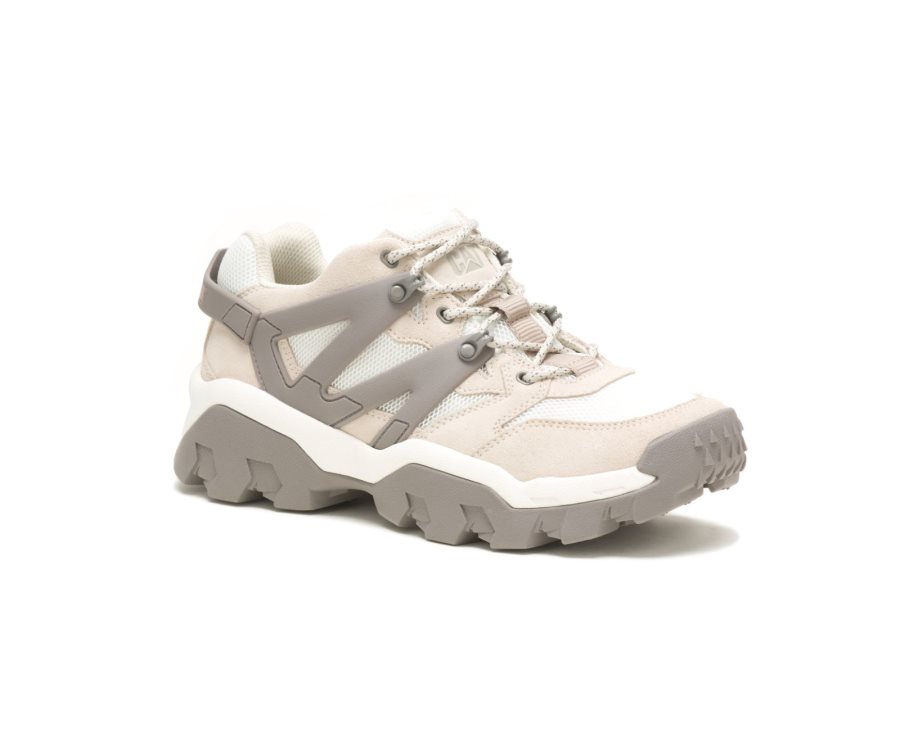 Zapatillas Caterpillar CAT Reactor Mujer Gris Blancas | CAT-587FY