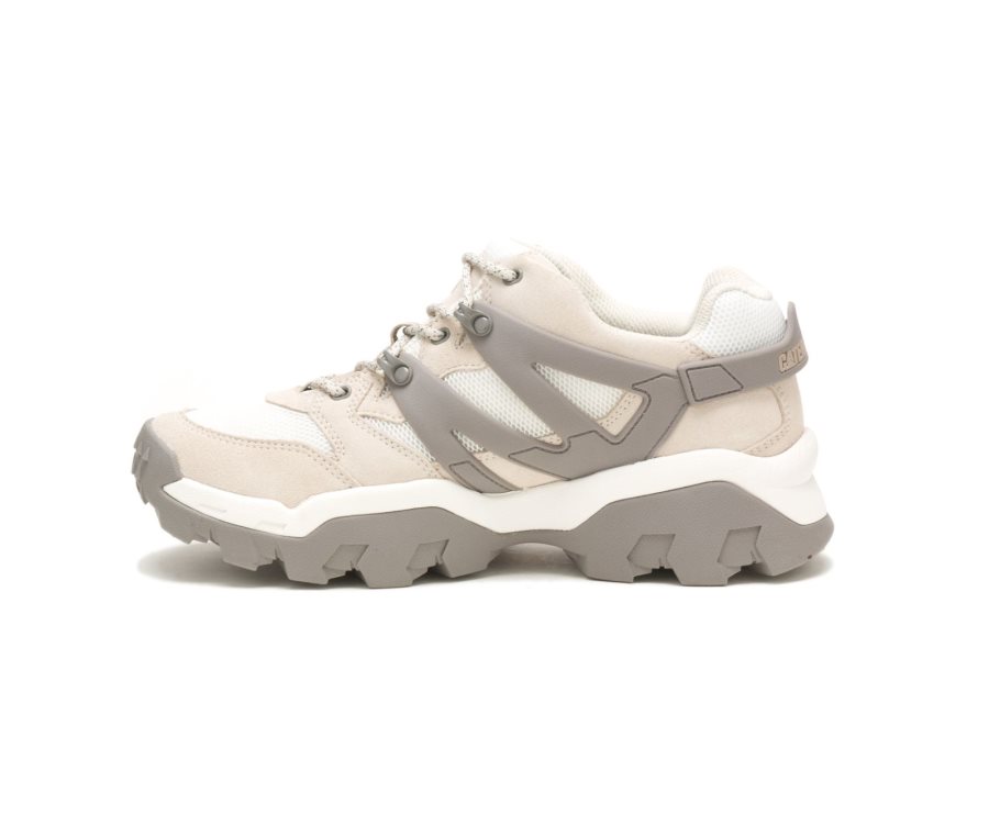 Zapatillas Caterpillar CAT Reactor Mujer Gris Blancas | CAT-587FY