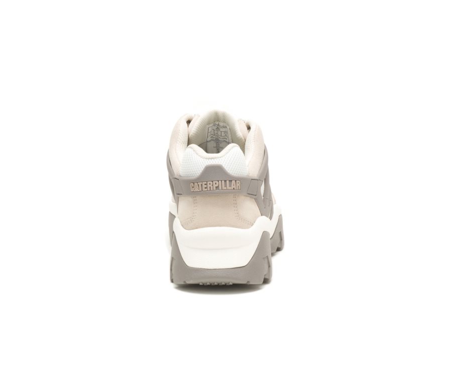 Zapatillas Caterpillar CAT Reactor Mujer Gris Blancas | CAT-587FY