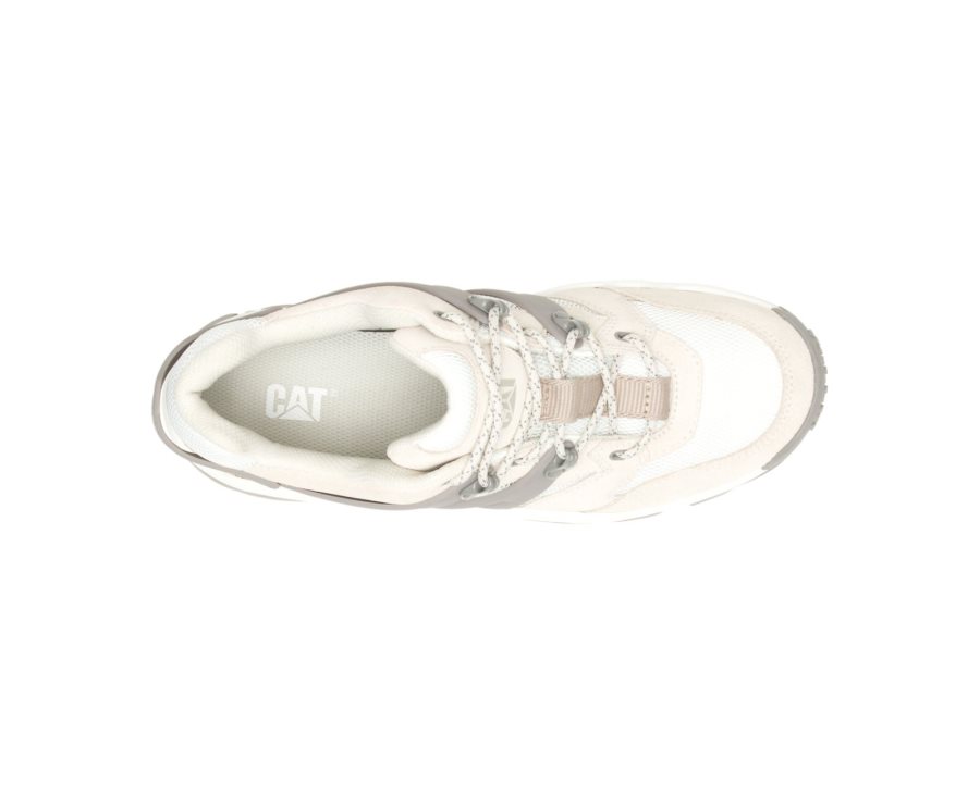 Zapatillas Caterpillar CAT Reactor Mujer Gris Blancas | CAT-587FY