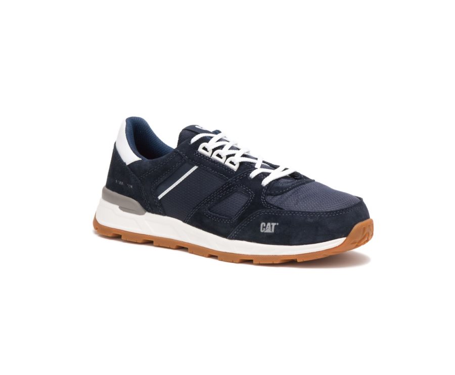 Zapatillas Caterpillar CAT Woodward Steel Puntera Hombre Azules | CAT-450YG