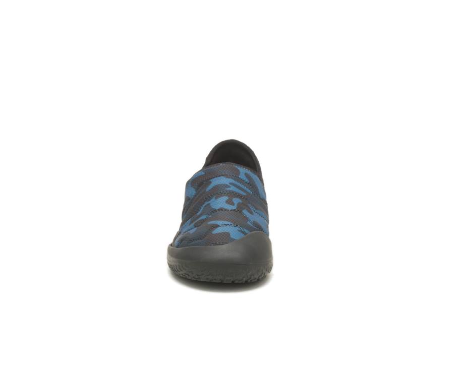 Zapatos Casuales Caterpillar CAT Crossover Slip On Mujer Azules Camuflaje | CAT-775KO