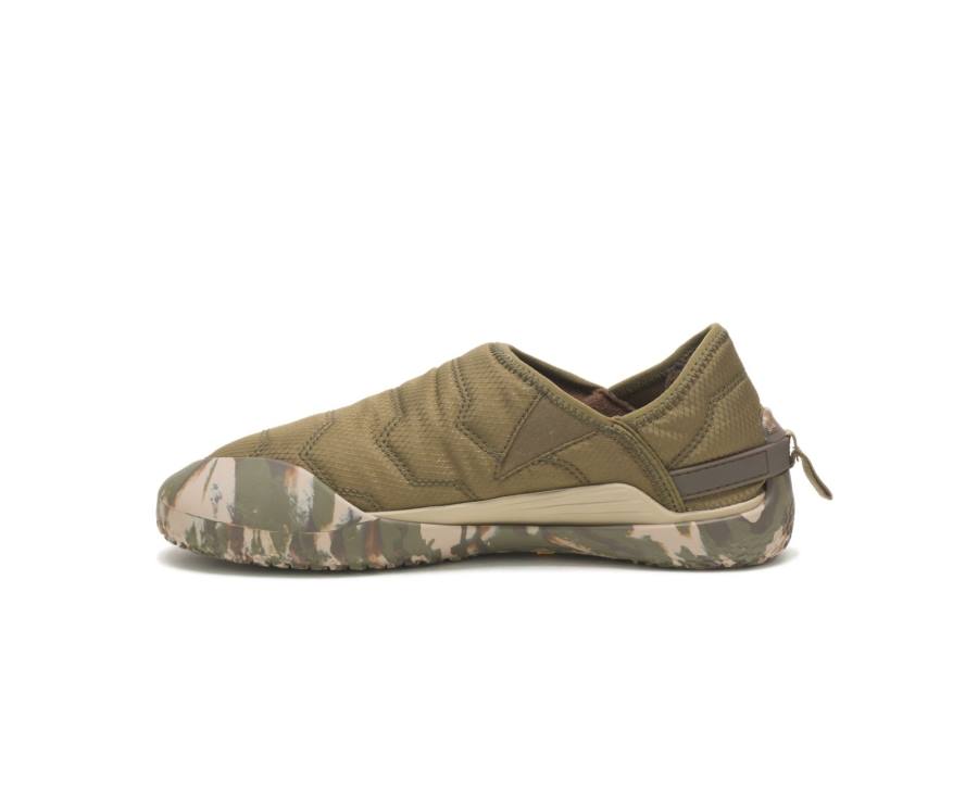 Zapatos Casuales Caterpillar CAT Crossover Slip On Hombre Verde Oliva Oscuro | CAT-829KO