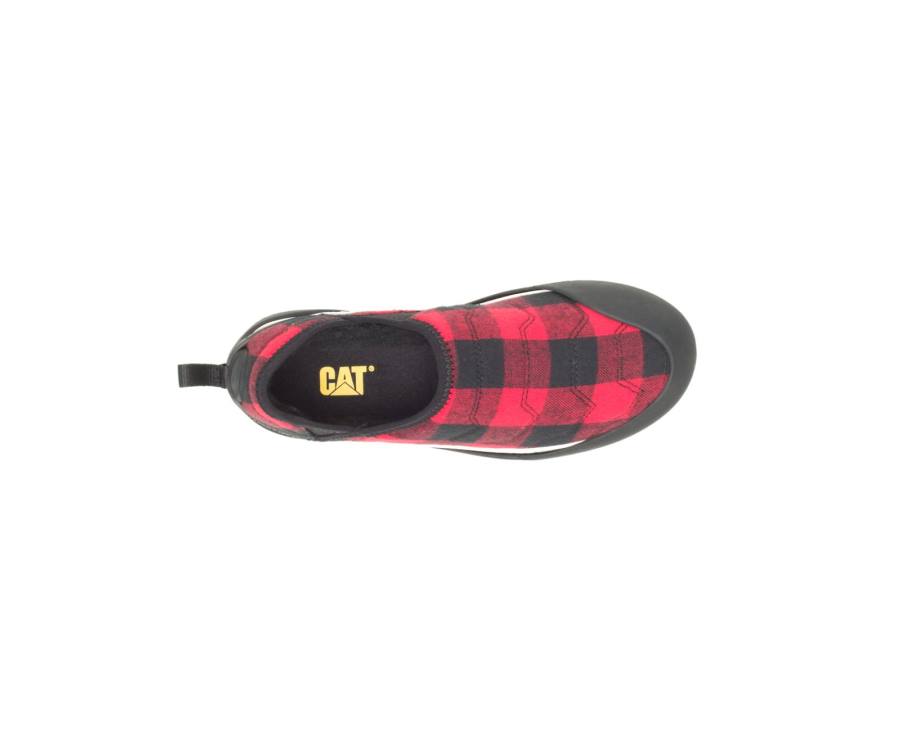 Zapatos Casuales Caterpillar CAT Crossover Slip On Hombre Rojas | CAT-833KO