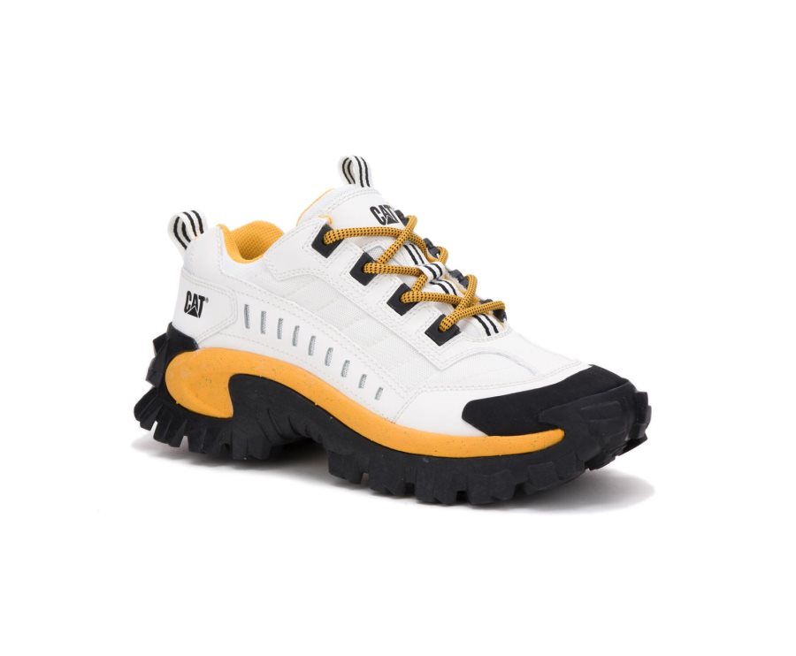 Zapatos Casuales Caterpillar CAT Intruder Shoe Hombre Blancas Amarillo | CAT-493ZM