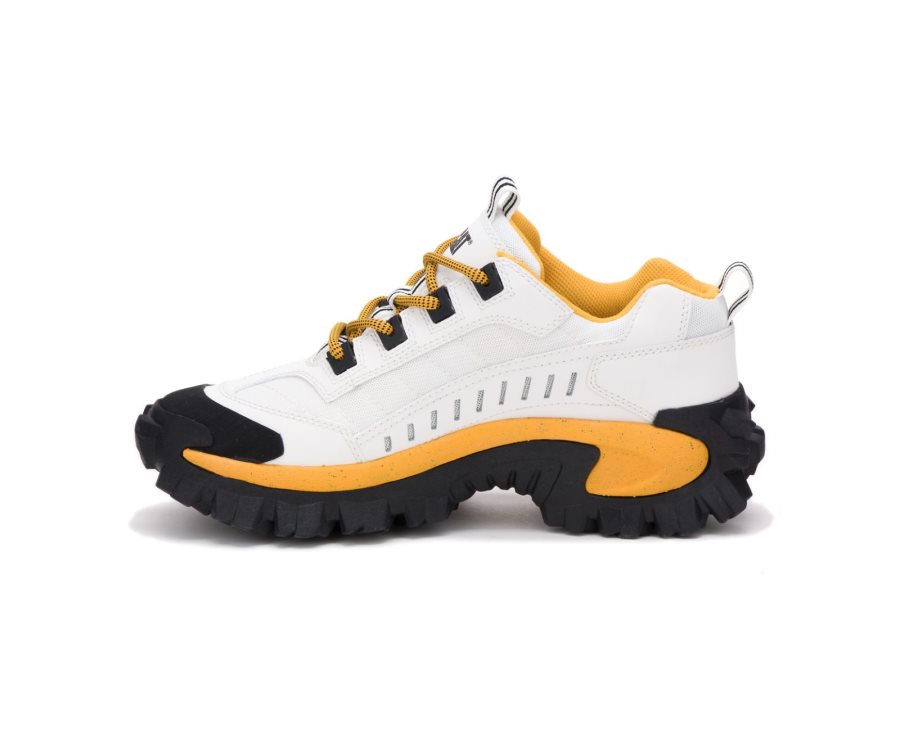 Zapatos Casuales Caterpillar CAT Intruder Shoe Hombre Blancas Amarillo | CAT-493ZM