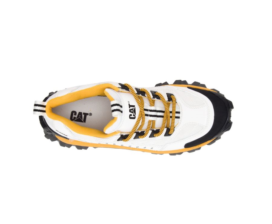 Zapatos Casuales Caterpillar CAT Intruder Shoe Hombre Blancas Amarillo | CAT-493ZM