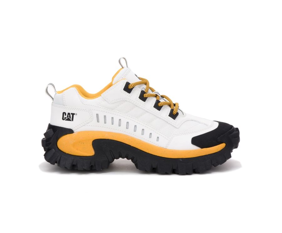 Zapatos Casuales Caterpillar CAT Intruder Shoe Hombre Blancas Amarillo | CAT-493ZM