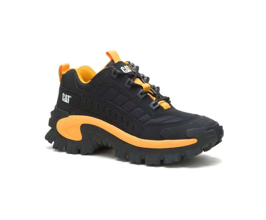 Zapatos Casuales Caterpillar CAT Intruder Shoe Mujer Negras Amarillo | CAT-758KO