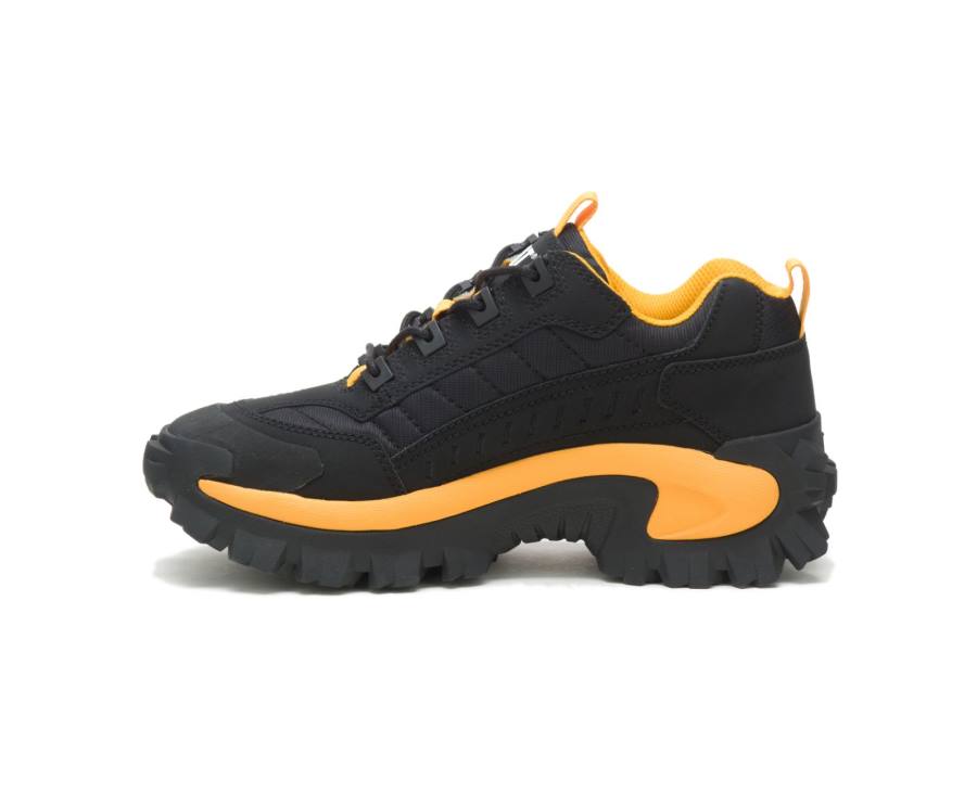 Zapatos Casuales Caterpillar CAT Intruder Shoe Mujer Negras Amarillo | CAT-758KO