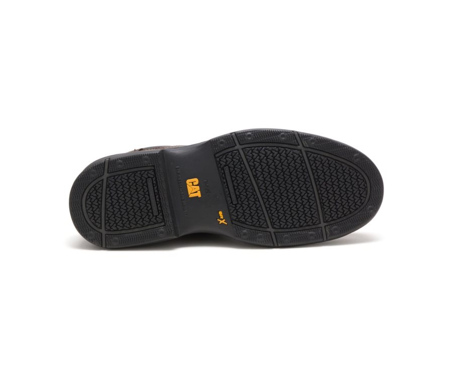 Zapatos De Seguridad Caterpillar CAT Conclude Steel Puntera Hombre Marrones Oscuro | CAT-264UT