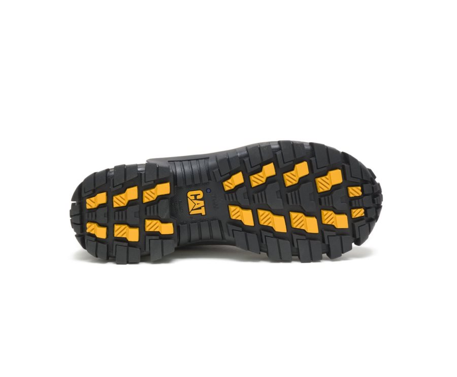 Zapatos De Seguridad Caterpillar CAT Invader Steel Puntera Hombre Negras Marrones | CAT-072LN