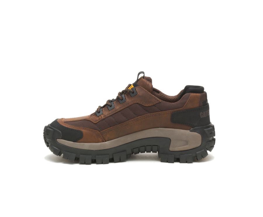 Zapatos De Seguridad Caterpillar CAT Invader Steel Puntera Hombre Marrones Oscuro | CAT-637UT