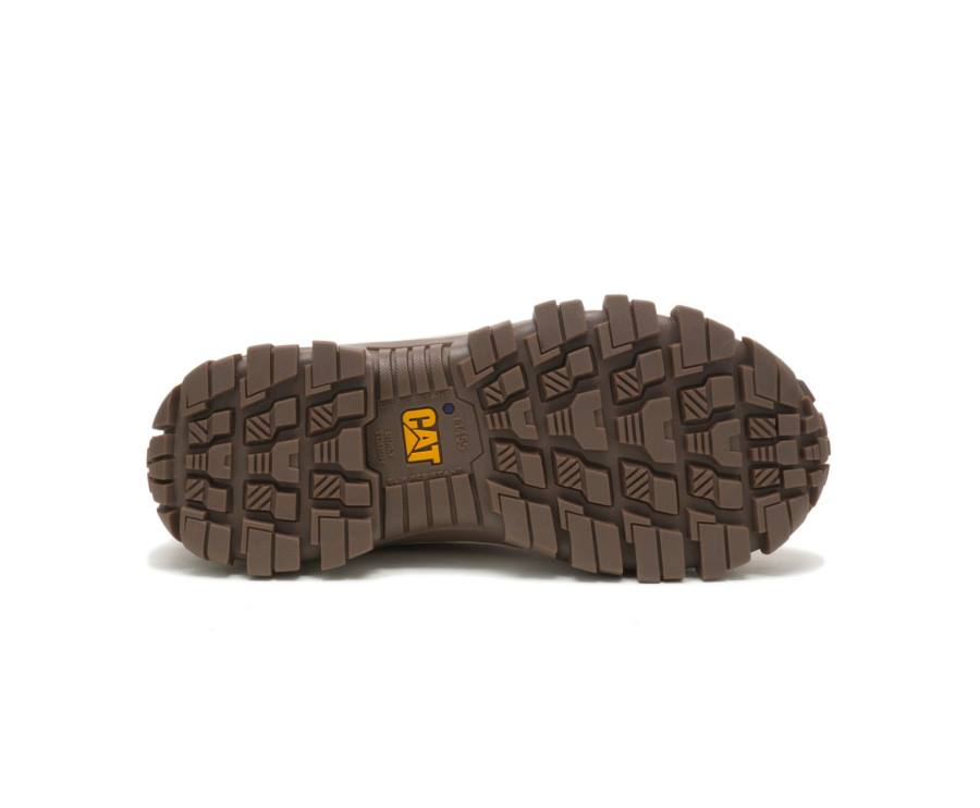 Zapatos De Seguridad Caterpillar CAT Invader Steel Puntera Mujer Marrones Marrones | CAT-748KO