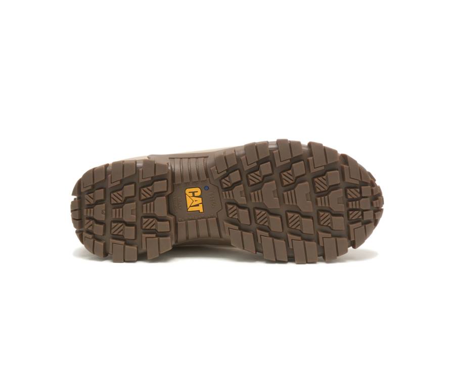 Zapatos De Seguridad Caterpillar CAT Invader Steel Puntera Hombre Marrones Amarillo | CAT-807KO