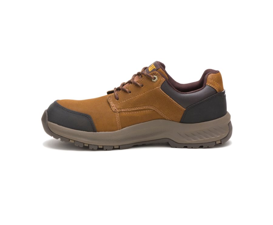 Zapatos De Seguridad Caterpillar CAT Resolve Composite Puntera Hombre Marrones | CAT-724DN