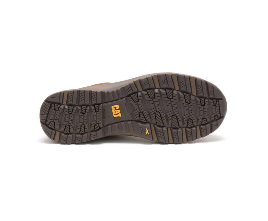 Zapatos De Seguridad Caterpillar CAT Resolve Composite Puntera Hombre Marrones | CAT-724DN