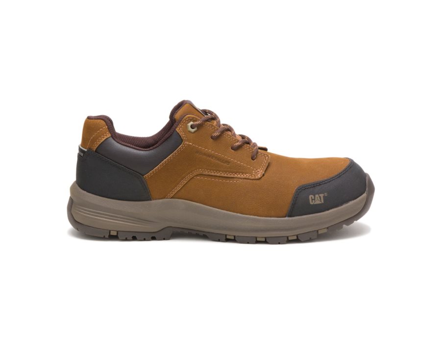 Zapatos De Seguridad Caterpillar CAT Resolve Composite Puntera Hombre Marrones | CAT-724DN