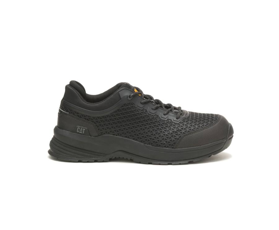 Zapatos De Seguridad Caterpillar CAT Streamline 2.0 Composite Puntera Hombre Negras Negras | CAT-808KO