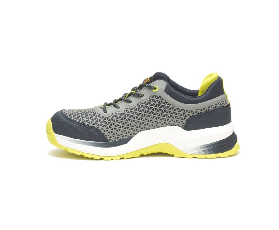 Zapatos De Seguridad Caterpillar CAT Streamline 2.0 Composite Puntera Hombre Azul Marino Amarillo | CAT-809KO