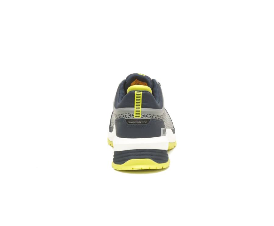 Zapatos De Seguridad Caterpillar CAT Streamline 2.0 Composite Puntera Hombre Azul Marino Amarillo | CAT-809KO