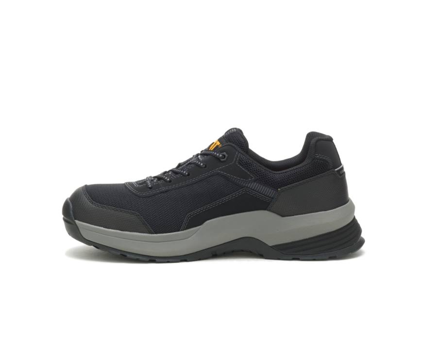 Zapatos De Seguridad Caterpillar CAT Streamline 2.0 Mesh Composite Puntera Hombre Negras | CAT-815KO